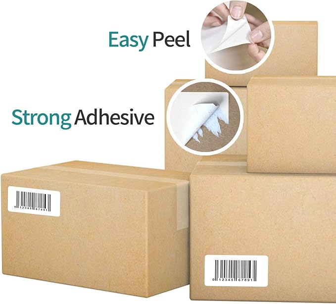 6000 Labels Compatible DYMO 30336 1" x2-1/8 Address & Barcode Labels (Not for Dymo 550, 5XL), LabelChoice 12 Rolls Direct Thermal Labels Replacement Used with DYMO Labelwriter 450, 450 Turbo, 4XL