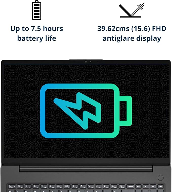 Lenovo V15 Laptop, 15.6" FHD Display, AMD Ryzen 5 5500U Hexa-core Processor (Beat Intel i7-1065G7), 16GB RAM, 1TB SSD, HDMI, RJ45, Numeric Keypad, Wi-Fi, Windows 11 Pro, Black