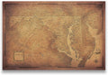 Conquest Maps Push Pin Maryland Map Board - With Push Pins to Mark Maryland Travels - Handmade in Ohio, USA - Design: Golden Aged