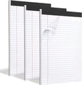 3 Pack Legal Pads Refills Note Pads, Writing Pads 8.5 x 11 Inches, Memo Pads Lined Writing Note Pads, Letter Size Legal Pad Wide Ruled Lined Pads Legal Rule for School Office（30 Sheet per Pads）