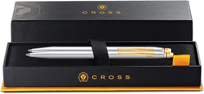 Cross Click Medalist Chrome with Gold-tone Appointments Ballpoint Pen