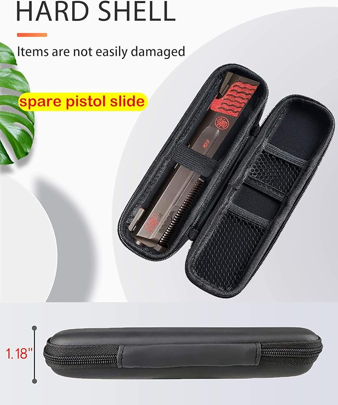 Slim Pencil Case for Adults, Travellers, Insulin Travel, Small Pencil Case Hard Shell, Simple Thin Waterproof Pen Case Organizer Box for Stylus Touch Pen, Art Pen Pencil, Headphones