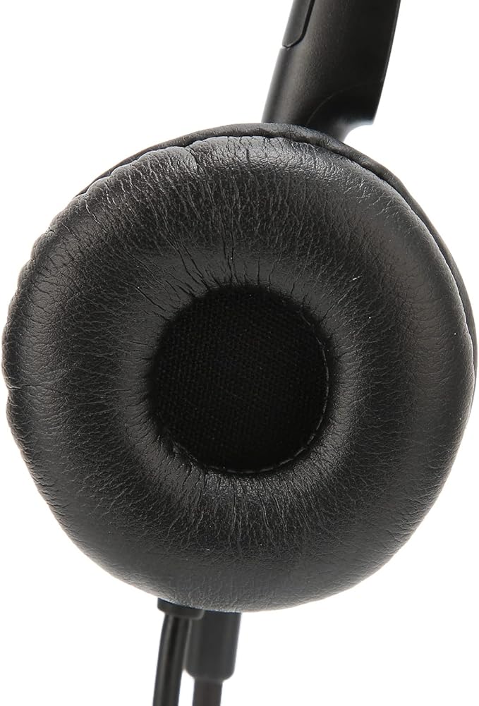 XinrZythrop Customer Service Headset with Noise Cancelling, Wired Office Headphones for Call Center, USB Cable Control Business Headset with 3.5mm Jack, Adjustable Microphone Boom for Clear Co
