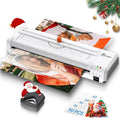 Laminator Machine, A3 Laminator Machine with 30 Laminating Sheets, 13 Inch Laminating Machine with Built-in Paper Cutter & Corner Rounder, Thermal and Cold 11X17 for Home School Office