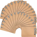Uzant Mini Clipboards, 32 Pack 6" x 9" Small Clipboards Bulk, Wooden Memo Mini Clip Boards with Low Profile Clip, Hanging Loop for Office Home Classroom Supplies