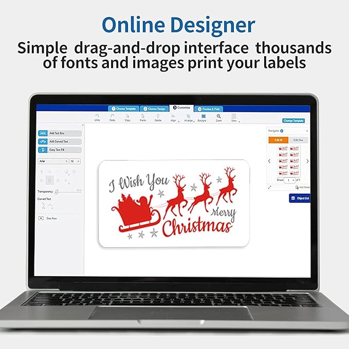 2” x 4” Shipping Labels 2000 Address Labels Printable, White Sticker Label Sheets for Laser Inkjet Printers (10 Labels/Sheet, 200 Sheets)