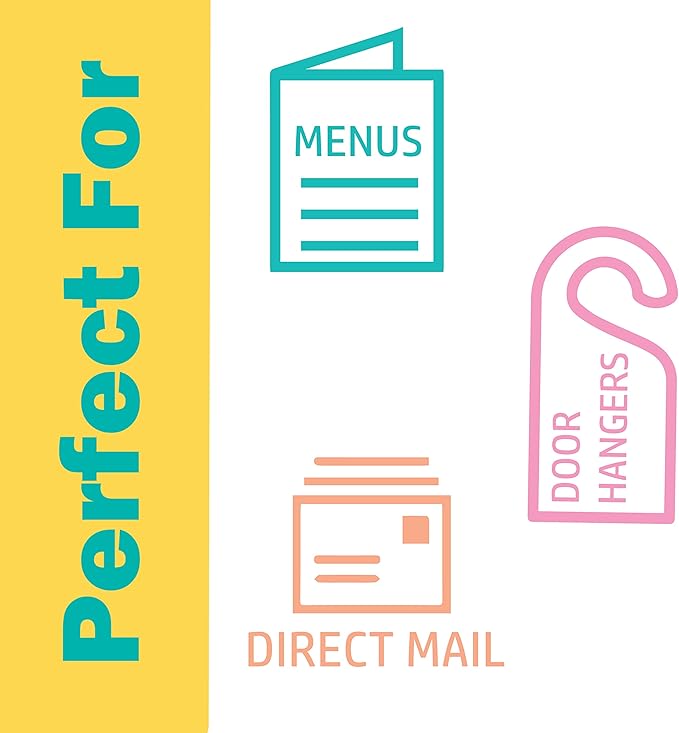 Springhill 11” x 17” Goldenrod Colored Cardstock Paper, 67lb Vellum Bristol, 147gsm, 1000 Sheets (4 Reams) – Premium Lightweight Cardstock, Vellum Printer Paper with Textured Finish – 086004C