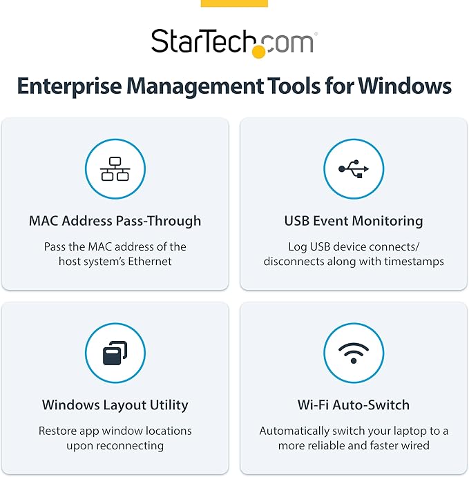StarTech.com USB-C Triple Monitor Docking Station for MacBook Pro / Air M1 M2 M3 M4 & Windows, Universal 4K HDMI DP Dock, Thunderbolt Compatible, 100W Laptop Charging