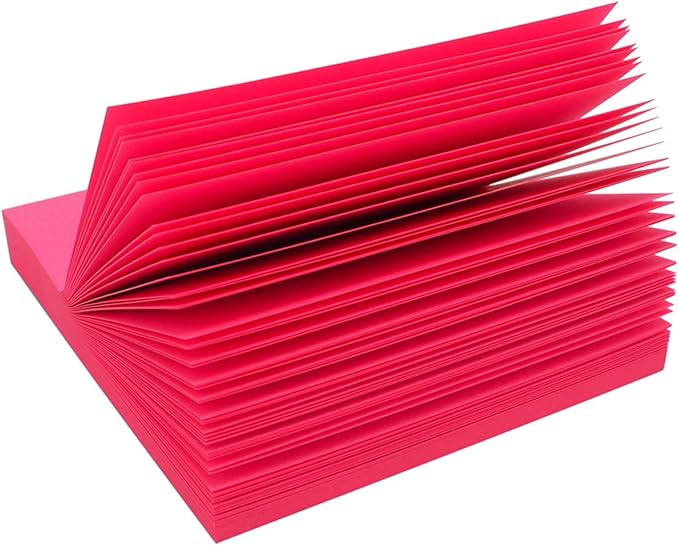 Sticky Notes 3x3 Inches,Bright Colors Self-Stick Pads, Easy to Post for Home, Office, Notebook, 48 Pads/Pack