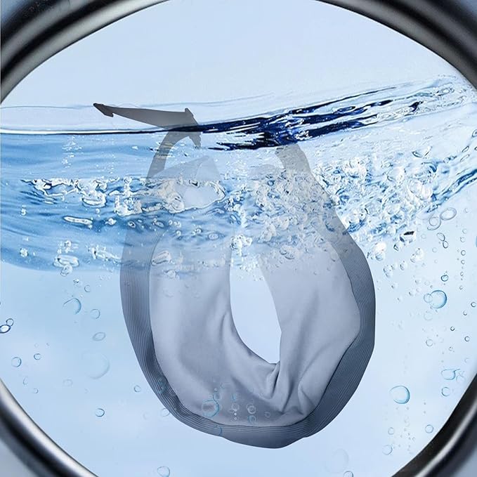 SPRFUFLY Super Soft Travel Pillow, 100% Memory Airplane Pillow with Sleep Mask and Ear Plugs, Breathable Removable Cover & Ergonomic Design - Essentials Neck Pillow for Airplane, Office & Home Use