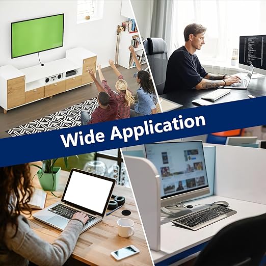 10 pcs Desk Grommet, 2 inch/50 mm Desk Hole Cover, Black Cable Grommet for Wire Cord Through The Table, Cabinet, Countertop and Other Furniture