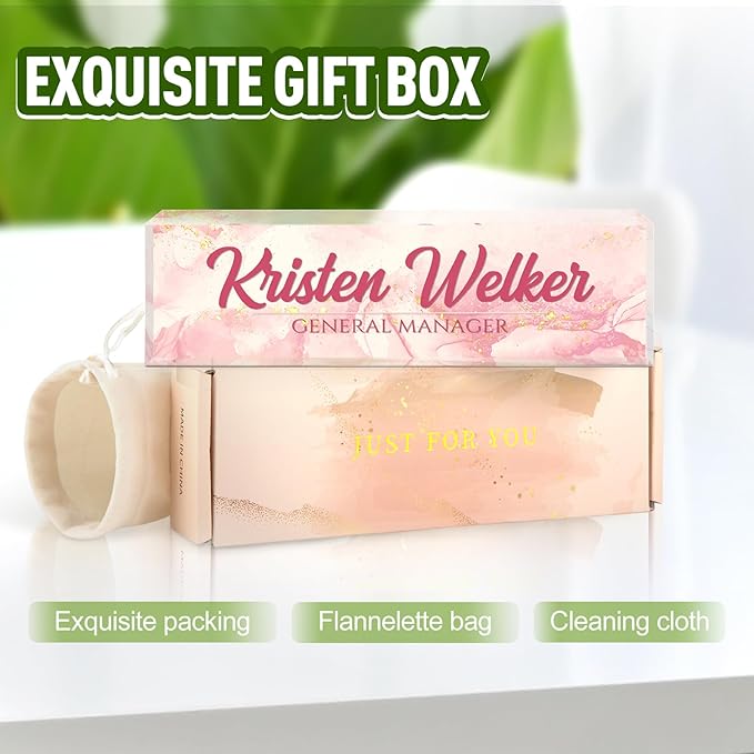 Name Plate for Desk, Desk Name Plate Personalized, Office Decor for Women Men, Acrylic Desktop Accessories, Office Appreciation Gifts for Boss Social Workers Nurse Teacher Employee (Pink Coast)