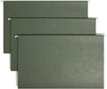 Smead Hanging File Folder with Tab, 1/3-Cut Adjustable Tab, Legal Size, Standard Green, 25 per Box (64135)