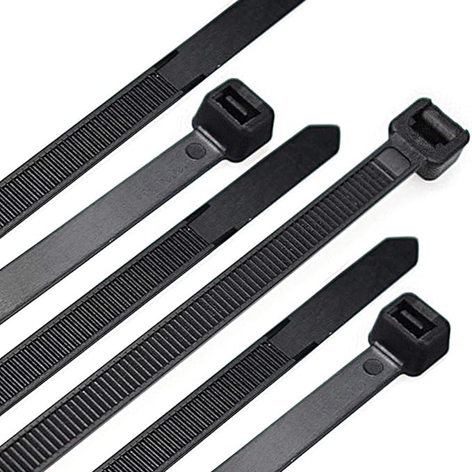 Heavy duty Zip Ties 24 inch Large Cable Wire Ties With 120 Pounds Tensile Strength Black