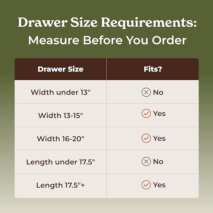 SMIRLY Silverware Drawer Organizer – Bamboo Kitchen Drawer Organizer, Adjustable Utensil Holder and Cutlery Tray, Drawer Dividers for Flatware and Kitchen Utensils