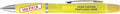 DISCOUNT PROMOS Personalized Two in one Highlighter Pens - 100 pack - Plastic Pens - Customizable Text, Logo - Yellow