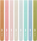 Mr. Pen- Aesthetic Highlighters, 8 Pack, Chisel Tip, Natural Earth, Cute Highlighters Assorted Colors