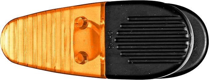 10 Magnetic Memo Holders Set - Large Clip, Plastic - TOrange