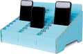 OFCAD 30-Grid Cell Phone Holder with Number Stickers Desktop Organizer Storage Box for Classroom Office(Blue)