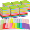 100 Pack Lined Sticky Notes Bulk 3 x 3 In Self-Stick Note Pads Colorful Posted Note in 20 Colors Adhesive Paper Memo 50Sheets/Pad Easy to Post for Office Home School Meetings Notebook Wall Door Window