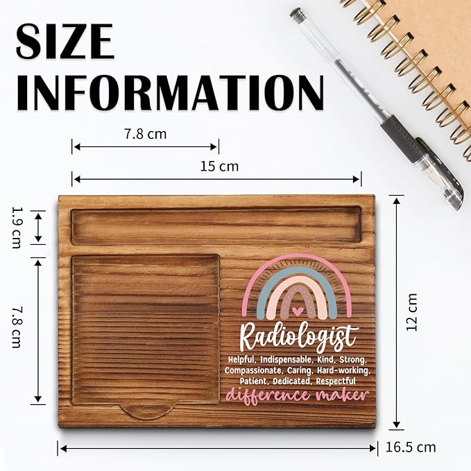 Radiologist Sticky Note Holder, Radiology Office Decor, Radiologist Thank You Appreciation Gifts for Women Self-Stick Note Pad Holders WPP112