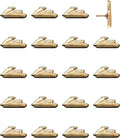 Jet Ski Push Pins - Gold Jet Ski Map Pins for Cork Boards, Maps, or Lapel Use - Designed in USA - Set of 20