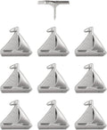 Sailboat Push Pins - Silver Sailing Pins - for Cork Board, Maps, or Lapel Pin Use - Designed in USA - Set of 10