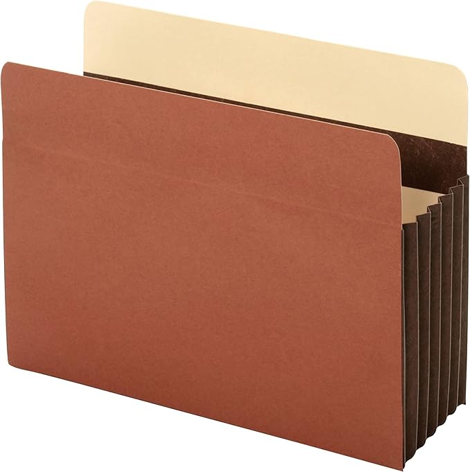 Globe Weis Pendaflex Expanding File Pockets, Brown (PFXC1535GHD)