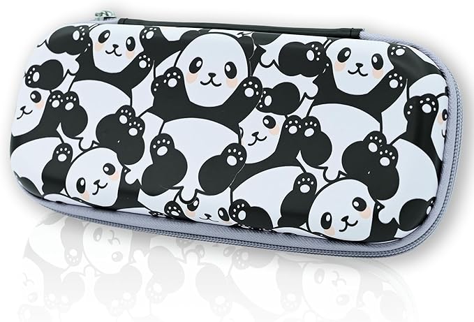Panda Pencil Case Zip Pencil Box Multi Pouch Holder Desk Organizer For Boys Girls School Office