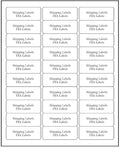 30 UP Shipping Address Labels for Inkjet Printers 1" x 2-5/8", Pack of 7500 Labels