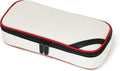 LOONLOON 660 Rainey Pencil Case (White) – Large Capacity Multi-Compartment Design with Divider Panel for School College and Office