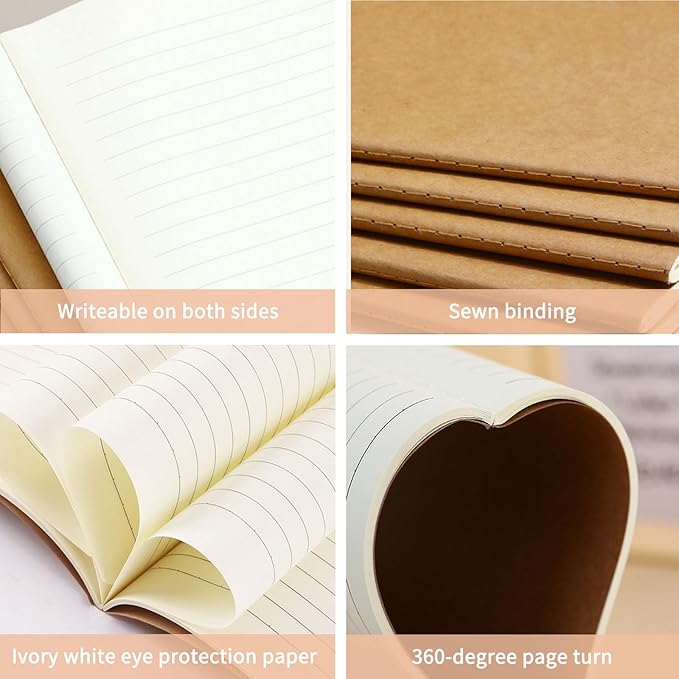 50 Pack Custom Notebooks Bulk - Wholesale Personalized Notebooks with Logo Text & Image, A5 Lined Journals for Promotional Events, Large Corporate Gifts