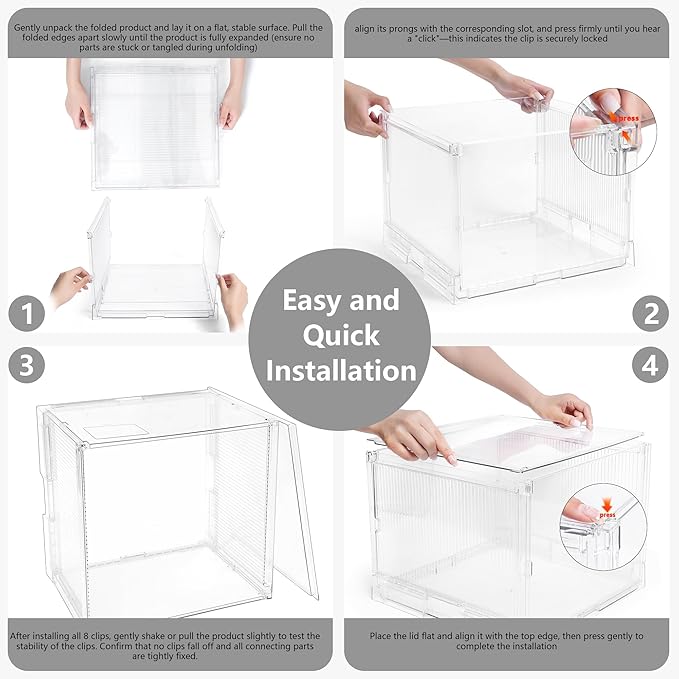 MUKAI File Box Organizer, Hanging Folder Storage Boxes, File Folder Organizer with Slide, Filing Crate Bin Holder with Letter-size File Holder Filing Box for Office, Home, Decor (1)