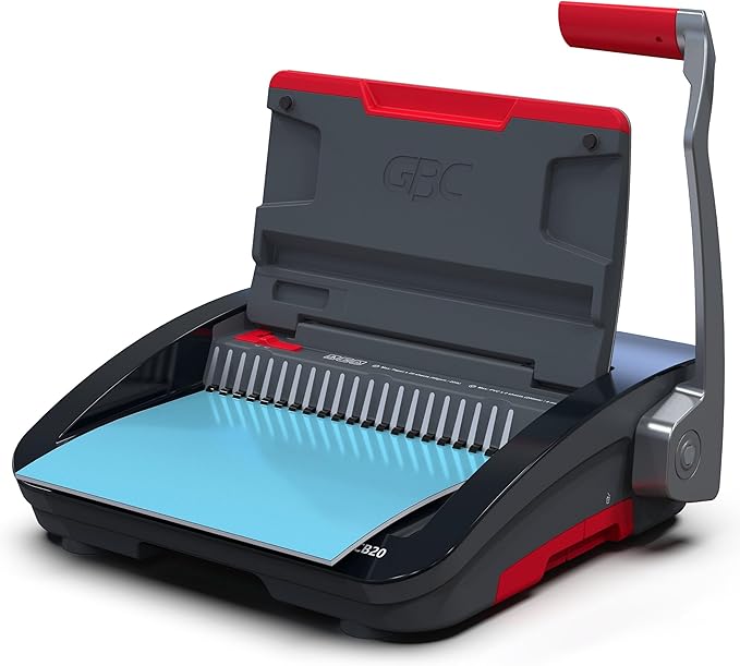 GBC Binding Machine, CB20 CombBind Punch and Bind Machine, Punches 20 Sheets, Binds 330 Sheets (WSM200025)