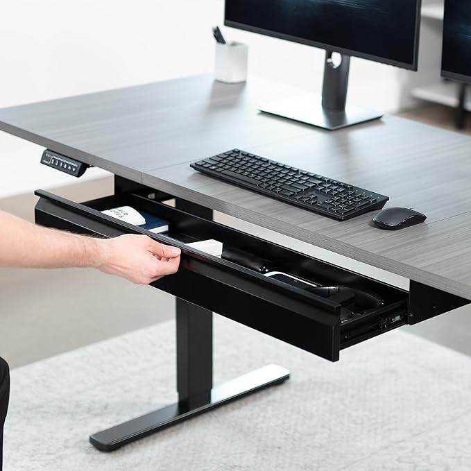 VIVO 33 inch Under Desk Slide Out Drawer without Shell, Home Office Storage Organizer, Black, DESK-AC03A-33B