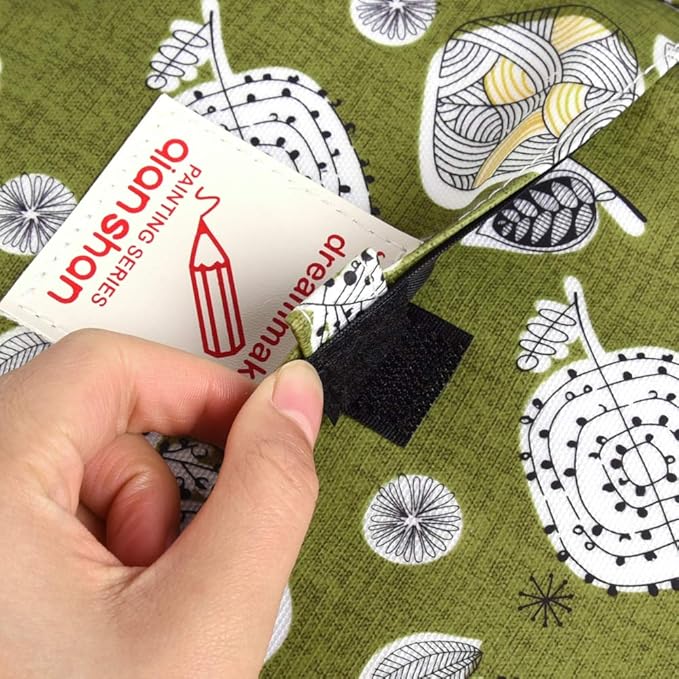 qianshan 202 Colored Pencils Pencil Case - 136 Color Gel pens Pen Bag or Marker Organizer - Universal Artist Use Supply Zippered Large Capacity Slot Super Big Professional Storage Dandelion