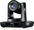 iuZee AI Auto Tracking NDI PTZ Camera 3G-SDI/USB3.0/HDMI/LAN IP PoE IP Live Streaming 20X Optical and 8X Digital Zoom Camera 1080P 60FPS for Church Services Worship Education Events vMix OBS YouTube