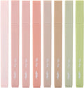 Mr. Pen- Aesthetic Highlighters, 8 pcs, Chisel Tip, Boho Colors, No Bleed Bible Highlighter Pastel, Assorted Colors, Cute