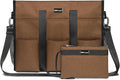 TOPDesign Utility Water Resistant Tote Bag with 22 Pockets, Top Zipper Closure & Thick Bottom Support, for Working Women