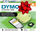 DYMO LetraTag 200B Bluetooth Label Maker, Compact Label Printer, Connects Through Bluetooth Wireless Technology to iOS and Android, Includes 1 White Paper Label Tape, Pistachio Yellow