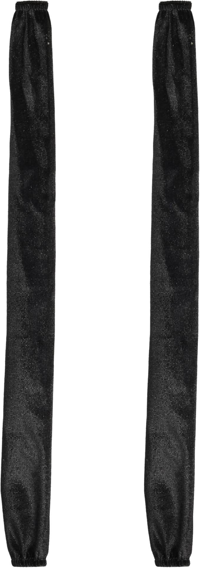 Chandelier Chain Cover 2 Pack Touch Fasteners Black 3.28 Feet Brushed Polyester Fabric Chain Sleeve for Chandelier Cord Cover Decorative Cord Hider Easy Install
