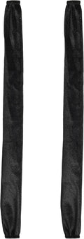 Chandelier Black Cord Cover 2 Pack Touch Fasteners 70.8inches,Brushed Polyester Fabric Chain Sleeve for Chandelier Chain Cover Decorative TV Wire Hider Easy Install Convenient for Wire Management