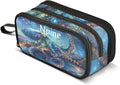 Custom Octopus Galaxy Pencil Case Box Boys Girls Personalized Name Large Pencil Pouch Stationery Pen Bag Organizer for Kids Adults School Office