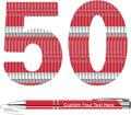 ENOMY 50 Pcs Personalized Pens Bulk Custom Pens with Logo Text Name Black Ballpoint Pens Inspirational Writing Pens, Gift for Teacher Student College Office Wedding Christmas Birthday