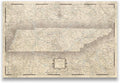 Push Pin Tennessee Map Board - With Push Pins to Mark Tennessee Travels - Handmade in Ohio, USA - Design: Rustic Vintage