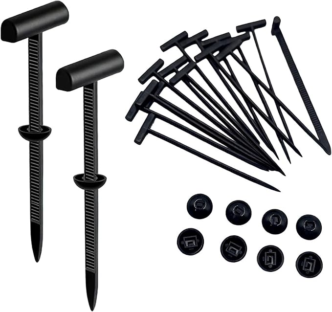 50 PCS Universal Nylon Cable Tie Buckle for Car,Heavy Duty Self-Locking Zip Ties Holder with Pin & Button Design,Self-Locking Ties Holder,Bumper Retainer Clips Car Rivets Fasteners for Auto Repairing
