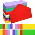 Outus 500 Pcs #10 Colored Envelopes Business Envelopes Adhesive Security Letter Size for Mailing Office Letter Check Invoices Letterhead Invitations Announcements 4-1/8 x 9-1/2''(Cute Color)