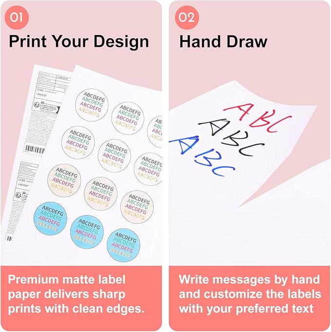 8.5"×11" Full Sheet Shipping Labels, 480 Sheets Matte White, Strong Adhesive Label Stickers for Mailing Packaging & Shipping, Compatible with Laser & Inkjet Printers