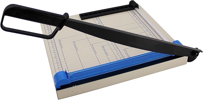 TEXALAN(R) 12" A4 Paper Cutter Multi-Purpose Trimmer for Metal Sheet, Leather, Plastic Sheet, Non-Woven Fabric, 12 Sheets 80-Gram Paper