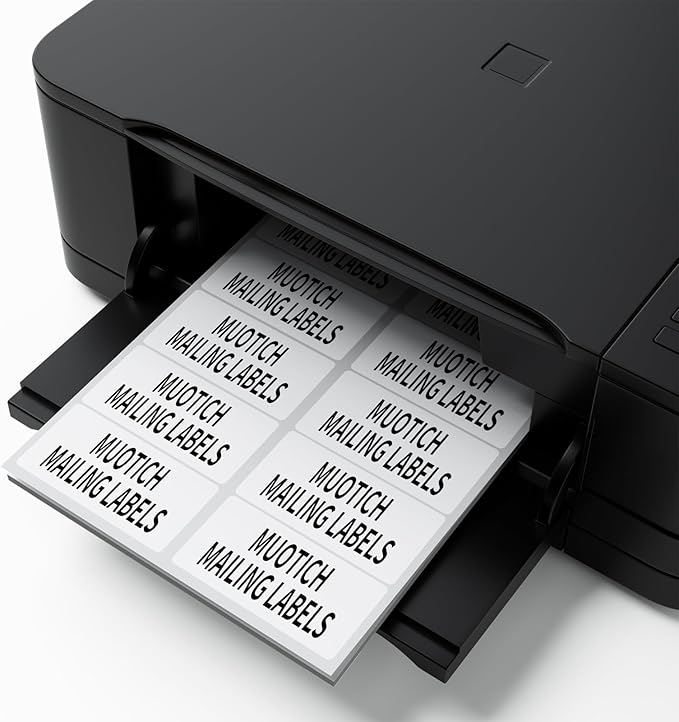 2" x 4" Shipping Labels, 10 UP Address Labels, 400 Labels Sticker Paper for Laser/Inkjet Printer Mailing Labels, Permanent Adhesive Sticker Labels(40 Sheets)
